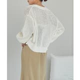 リネンタッチVネックニットカーディガン | titivate | 詳細画像13 