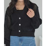 リネンタッチVネックニットカーディガン | titivate | 詳細画像14 