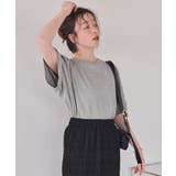 クルーネックタックスリーブトップス | titivate | 詳細画像32 