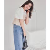 クルーネックタックスリーブトップス | titivate | 詳細画像5 