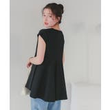 汗染み防止バックフレアTシャツ | titivate | 詳細画像18 