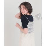 ハートカット刺繍前後2wayハーフスリーブTシャツ | titivate | 詳細画像14 