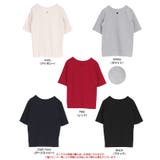 ハートカット刺繍前後2wayハーフスリーブTシャツ | titivate | 詳細画像11 