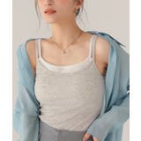 カップ付きレイヤード風キャミソール | titivate | 詳細画像2 