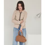 ホック付きポロ襟ミックスニット | titivate | 詳細画像15