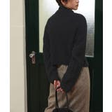 起毛糸ポロ襟シアーニット | titivate | 詳細画像32 