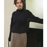 起毛糸ポロ襟シアーニット | titivate | 詳細画像15 