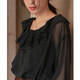 ラッフルフリルシアーブラウス | titivate | 詳細画像25