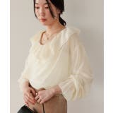 ラッフルフリルシアーブラウス | titivate | 詳細画像12