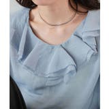 ラッフルフリルシアーブラウス | titivate | 詳細画像17