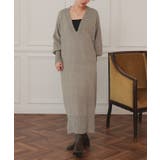 ウェーブネックニットワンピース | titivate | 詳細画像2 