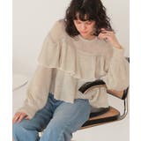 ティアードフリルモヘアライクローゲージニットトップス | titivate | 詳細画像28 