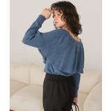 ウールブレンドマルチwayフリルニットトップス | titivate | 詳細画像33 