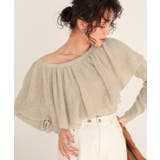 ウールブレンドマルチwayフリルニットトップス | titivate | 詳細画像12 