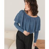 ウールブレンドマルチwayフリルニットトップス | titivate | 詳細画像14 