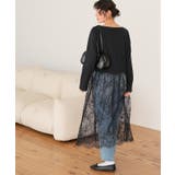 レースドッキングワンピース | titivate | 詳細画像14 