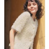 ハーフスリーブシャギーニットトップス | titivate | 詳細画像21