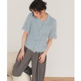 ハーフスリーブシャギーニットトップス | titivate | 詳細画像7