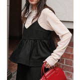 Vネックペプラムキャミソールトップス | titivate | 詳細画像23 