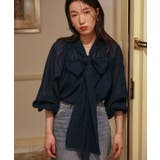 エアリーコットンボイルボウタイブラウス | titivate | 詳細画像3 