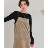 前後2wayベロアキャミソールワンピース | titivate | 詳細画像6 