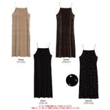 前後2wayベロアキャミソールワンピース | titivate | 詳細画像20 