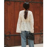 Vネックペプラムデザインレースブラウス | titivate | 詳細画像9 