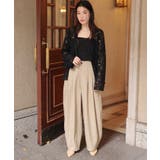 Vネックペプラムデザインレースブラウス | titivate | 詳細画像13 