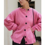 クルーネックオーバーニットカーディガン | titivate | 詳細画像25 