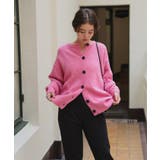 クルーネックオーバーニットカーディガン | titivate | 詳細画像7 