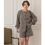 クルーネックオーバーニットカーディガン | titivate | 詳細画像18 