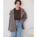 2wayカラーミドルシャギーコート | titivate | 詳細画像12 