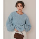 ゆったりルーズブークレーニットトップス/チュニック | titivate | 詳細画像2 