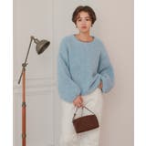 ゆったりルーズブークレーニットトップス/チュニック | titivate | 詳細画像5 