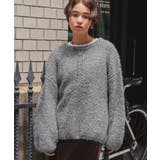 ゆったりルーズブークレーニットトップス/チュニック | titivate | 詳細画像14 