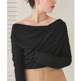 ドレープデザインロングスリーブトップス | titivate | 詳細画像33 