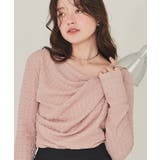 ドレープデザインロングスリーブトップス | titivate | 詳細画像9 