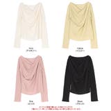 ドレープデザインロングスリーブトップス | titivate | 詳細画像19 