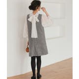 Vネックツイードショートジャンパースカート | titivate | 詳細画像25 