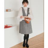 Vネックツイードショートジャンパースカート | titivate | 詳細画像8 