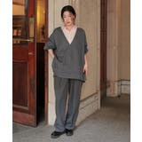 深Vネックサイドスリットスウェットプルオーバー | titivate | 詳細画像27 