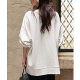 深Vネックサイドスリットスウェットプルオーバー | titivate | 詳細画像3 