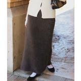 シャギーIラインニットスカート | titivate | 詳細画像2 