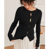 コンパクトリブニットカーディガン | titivate | 詳細画像34 