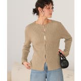 コンパクトリブニットカーディガン | titivate | 詳細画像11 