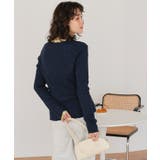 コンパクトリブニットカーディガン | titivate | 詳細画像15 