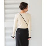 ふわっとタッチフリルスリーブリブニット | titivate | 詳細画像12 