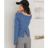 前後2wayダブルジップニットプルオーバー | titivate | 詳細画像30 