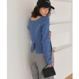 前後2wayダブルジップニットプルオーバー | titivate | 詳細画像15 