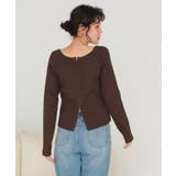 前後2wayダブルジップニットプルオーバー | titivate | 詳細画像17 